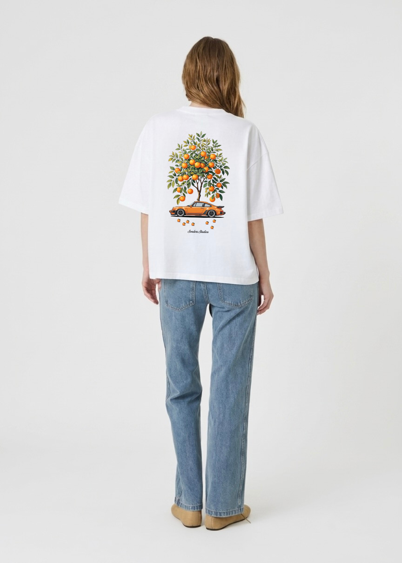 ORANGE DRIVE TEE