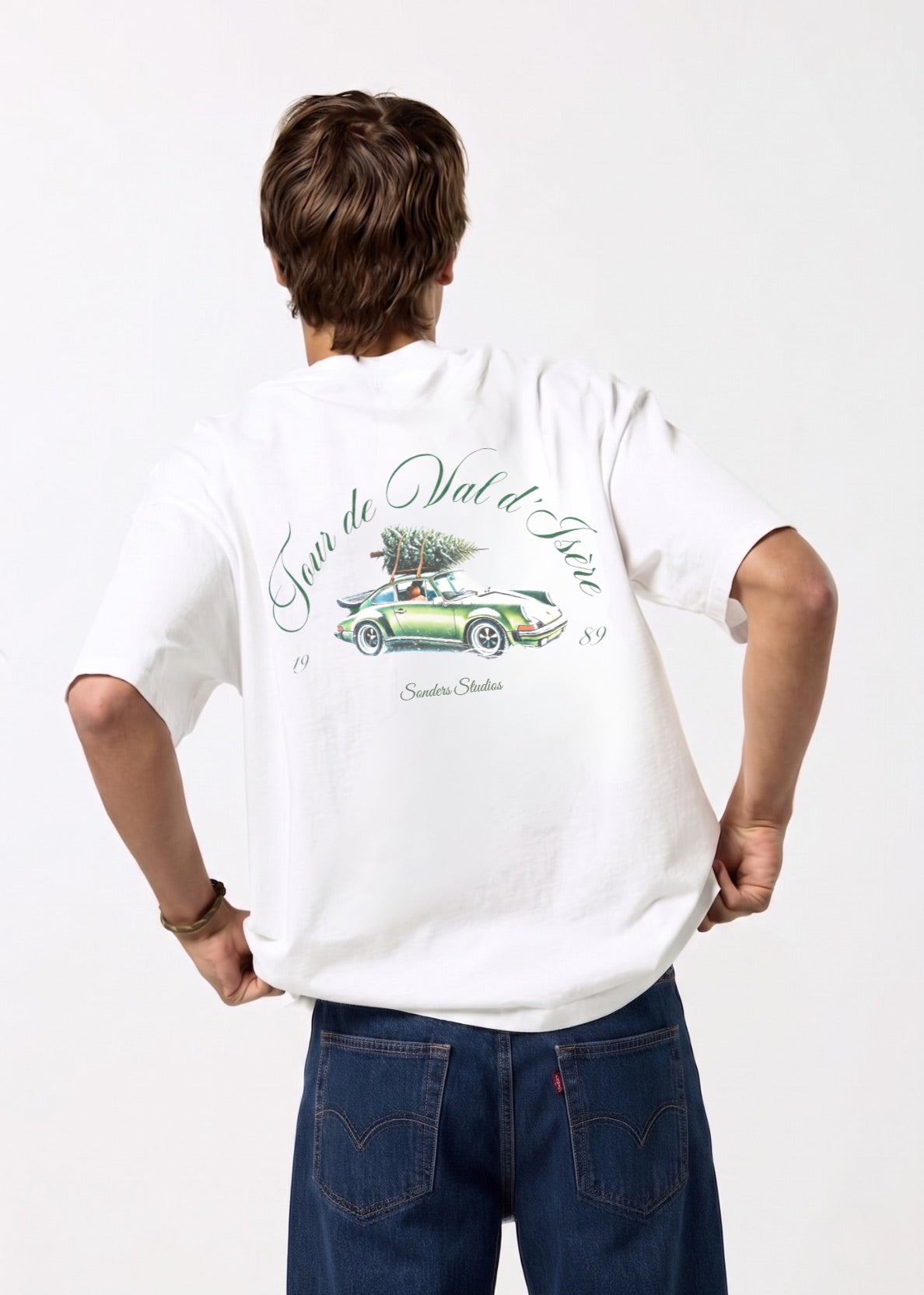 USUAL WINTER CAR TEE