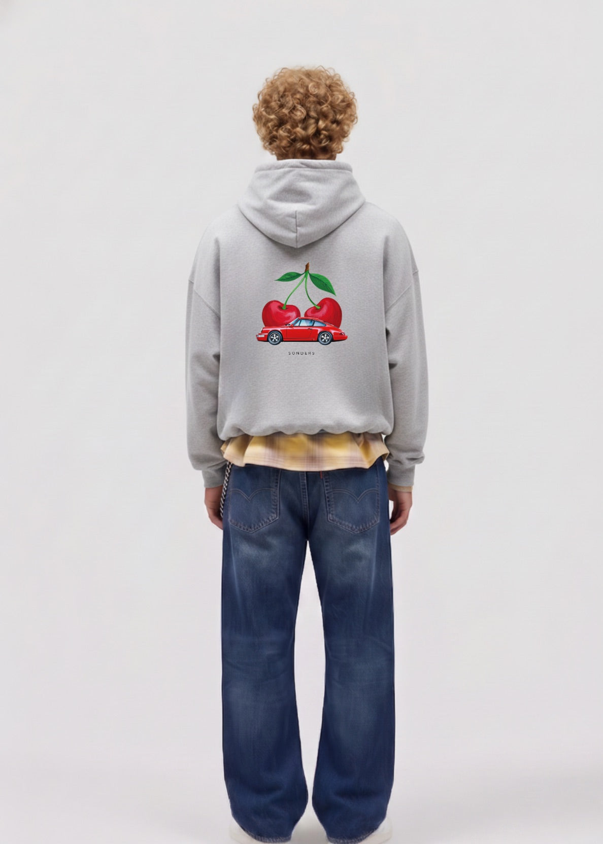 VINTAGE CHERRY CAR HOODIE