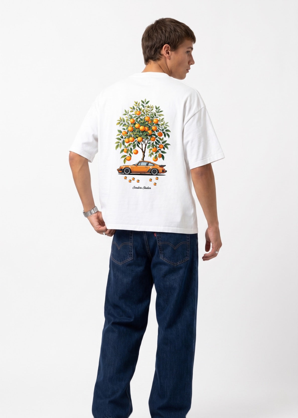 ORANGE DRIVE TEE
