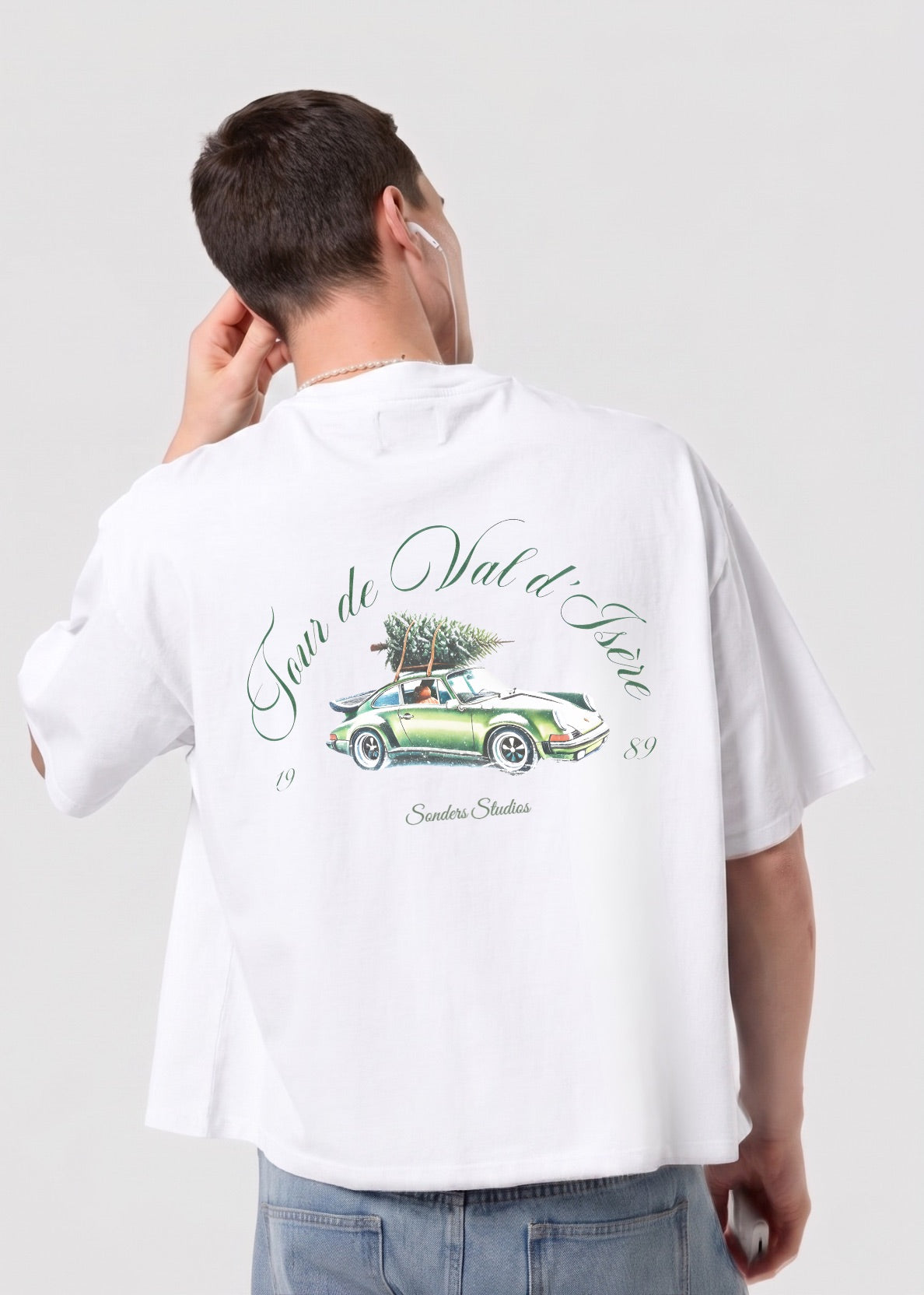 USUAL WINTER CAR TEE