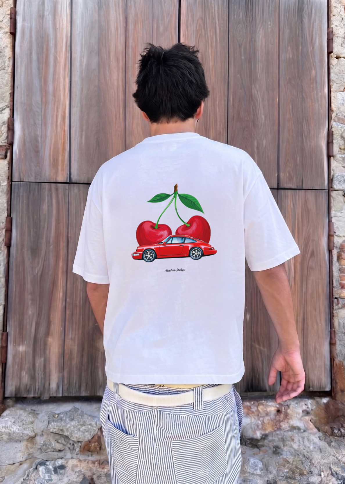 VINTAGE CHERRY CAR TEE