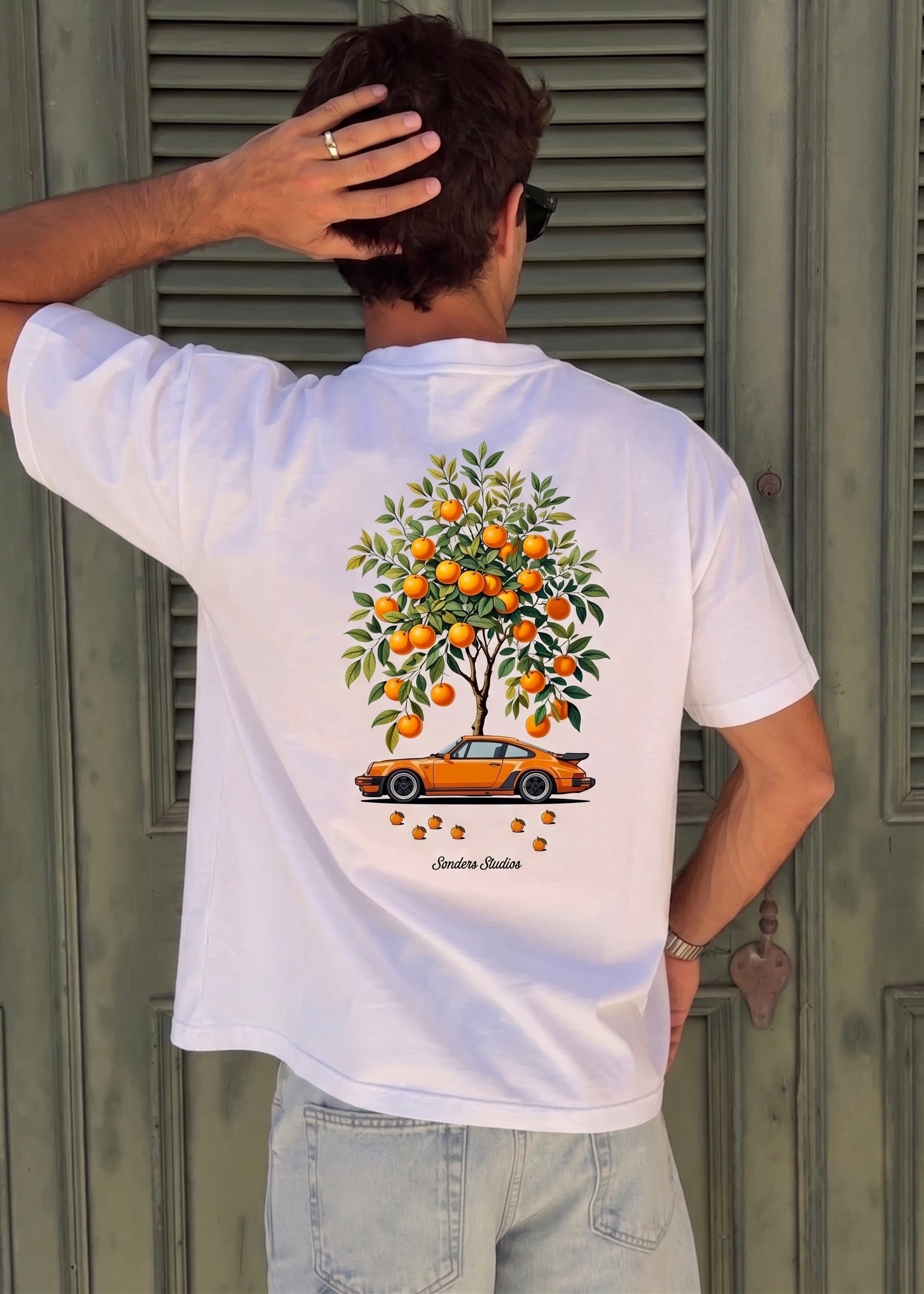 ORANGE DRIVE TEE