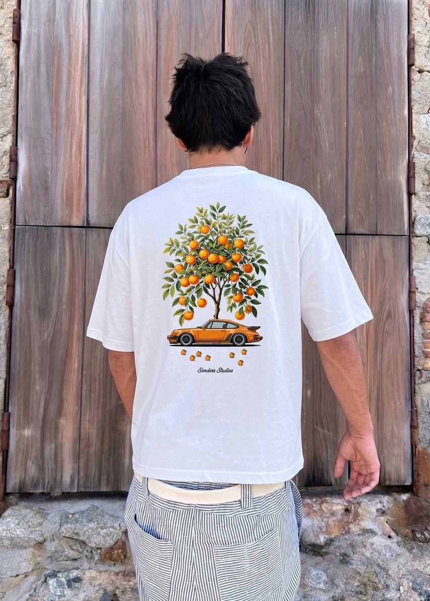 ORANGE DRIVE TEE
