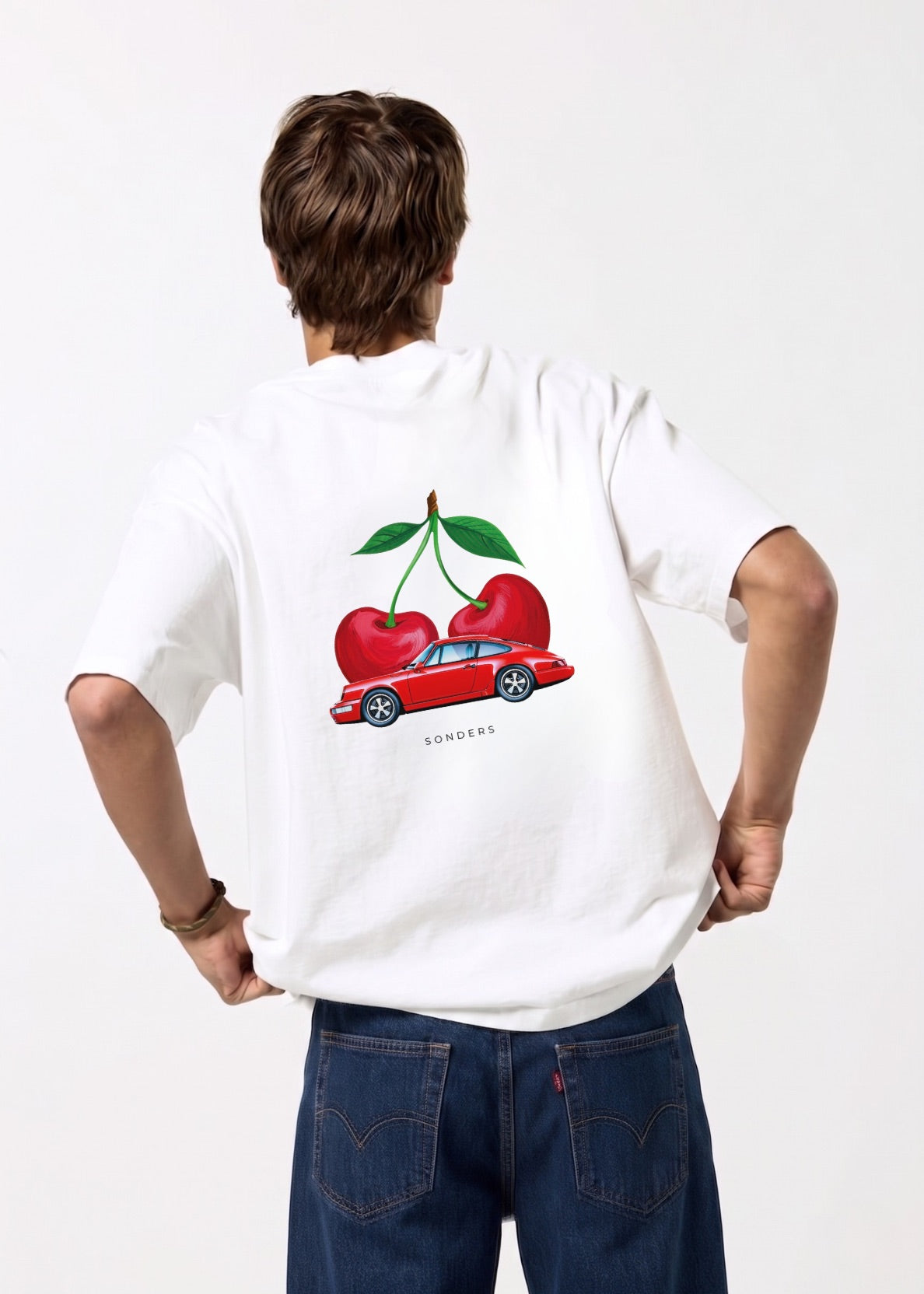 VINTAGE CHERRY CAR TEE