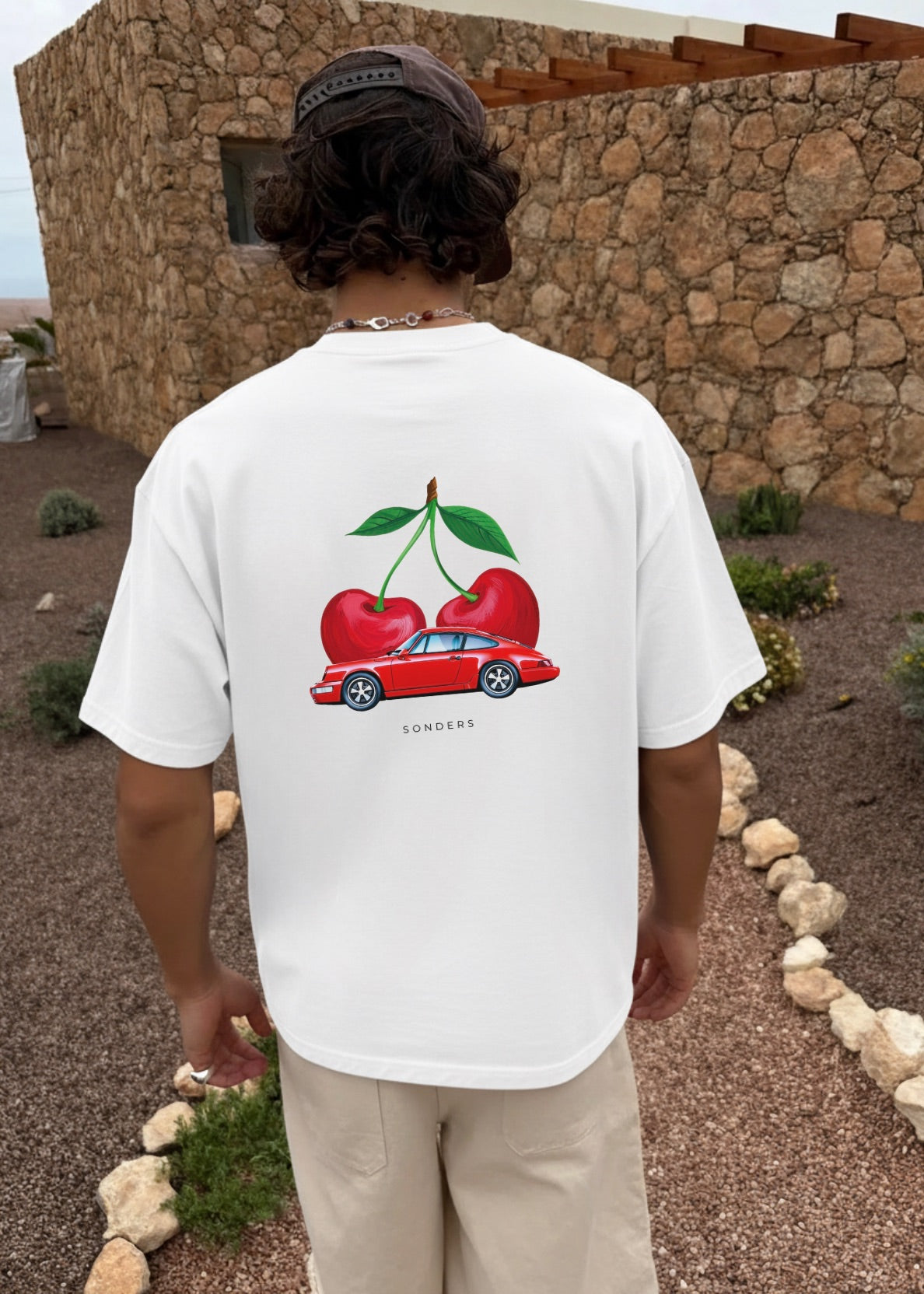 VINTAGE CHERRY CAR TEE
